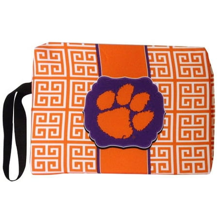 Clemson Tigers Thermos - Clemson Tigers Greek Key Design Stadium Cushion - No Size