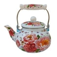 thumbnail image 1 of Hervidor de té esmaltado, jarra para zumo, a prueba de fugas, calentador de agua y leche, agarre cómodo, turco Estilo B, 1 of 9