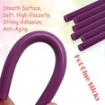 thumbnail image 3 of EcoNesxp x0 sticks of adhesive glue for home decor dark purple arts and crafts general repair and bonding projects, 3 of 5