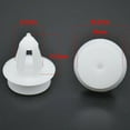 thumbnail image 5 of 50Pcs White Car Door Panel Trim Push Pin Rivet Clip Fastener Retainer, 5 of 14