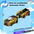 thumbnail image 4 of PayUSD 2-in-1 Collision Transformation Dinosaur Toy Cars Magnetic Convertible Dinosaur Toys for Kids 3-12 Perfect Christmas Birthday Gift for Boys, 4 of 7