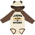 thumbnail image 3 of Inktastic Legends Are Born in November Boys or Girls Long Sleeve Baby Bodysuit, 3 of 5