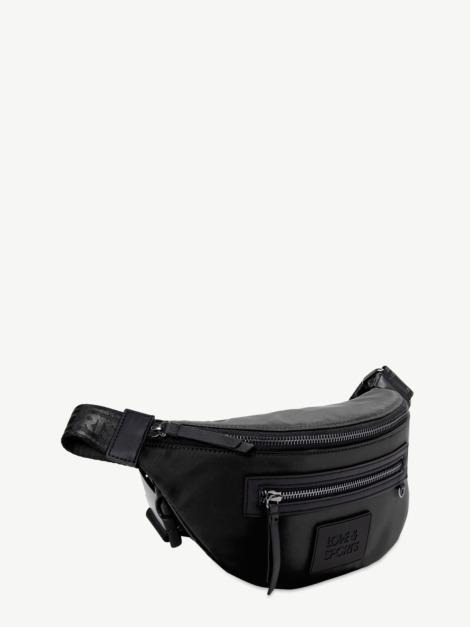 Horde Wow Fanny Pack Soft Black Pleather Belt Bag With 