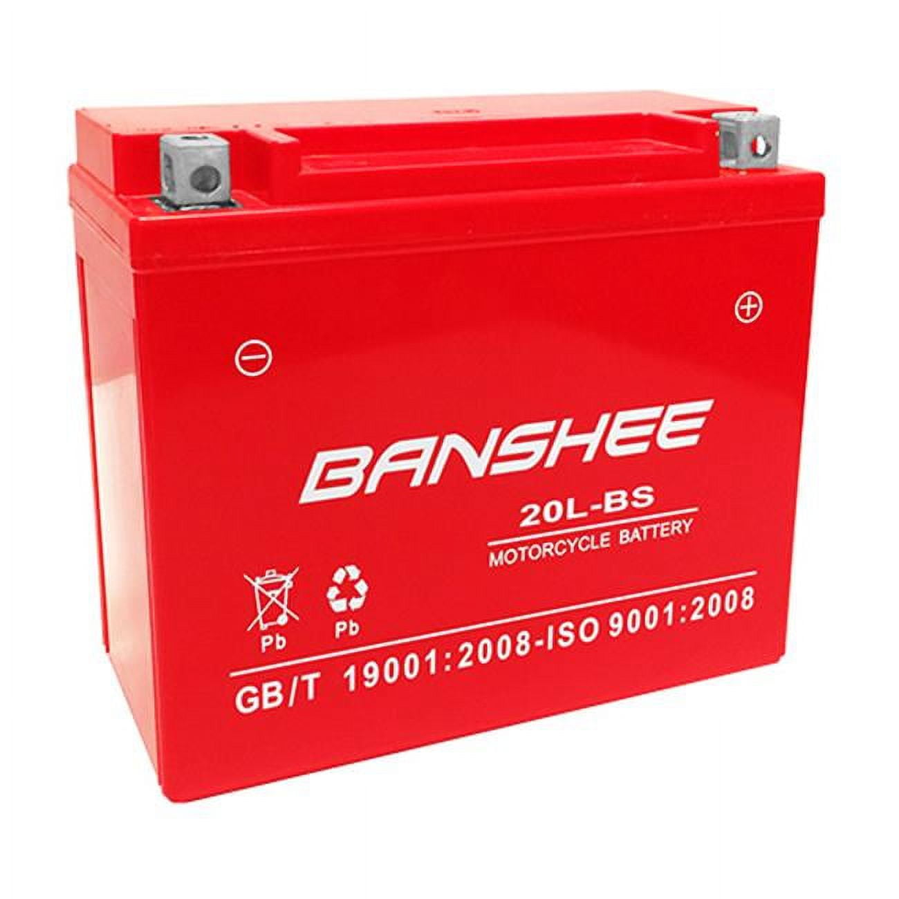 Banshee 20L-BS / YTX20L-BS High Performance AGM Battery – 12V, 22Ah, 320 CCA For ATVs, UTVs, Motorcycles & More 5 thumbnail image