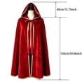 thumbnail image 3 of FUZHIQ Christmas Cloak Cape For Elegant High Collar Design For Themed Parties And Dress Up Events, 3 of 5