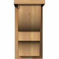 thumbnail image 2 of 8"W x 12"D x 16"H Ridgewood Rough Sawn Corbel w/Backplate, Western Red Cedar, 2 of 9