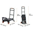 thumbnail image 6 of BENTISM Aluminum Hand Truck 2 in 1 Folding Dolly Cart 300 lbs Capacity Heavy Duty, 6 of 9