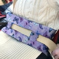 thumbnail image 2 of Retro Butterflies Seatbelt Cushion - Post-Surgery Recovery Pillow for Mastectomy & Chest Procedures - Colorful Car Travel Pad, 2 of 5