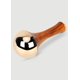 thumbnail image 3 of Masajeador HEALTHANDWEALTH Kansa Wand 2 en 1 con mango de teca, 3 of 6