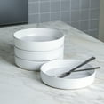 thumbnail image 2 of Stone Lain Albie 20-Piece Dinnerware Set Stoneware, Cereal and Pasta Bowls, White Speckled, 2 of 6
