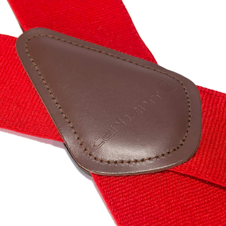  Carhartt Men's Standard Utility Suspender, Red, One
