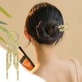 thumbnail image 5 of Fiudx Horquilla Elegante, Accesorio Diario con Estilo, Pinza para El Cabello de Material Duradero, Peinado Recogido con Moño, Tendencia de Moda Femenina, Fácil de Usar En Casa, Diseño Comodo., 5 of 5