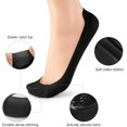 thumbnail image 3 of No Show Socks Womens Liner Socks Ultra Low Cut Non Slip Invisible Socks for Flats, 3 of 7