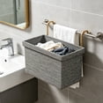 thumbnail image 6 of Byujiro Hanging Laundry Hamper Hook-On Wall Mount Dirty Clothes Storage Basket with Thickened Reinforced Frame, Collapsible Space Saving Garment Organizer Bin, Portable Wash Tote for Bathroom, 6 of 6