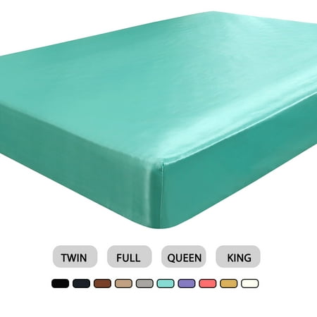 Satin Silk Fitted Sheet 12