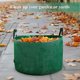 thumbnail image 4 of Bolsa de jardinería a prueba de agua, bolsa de basura de jardín reutilizable plegable Pp, bolsa de basura de jardín a prueba de lágrimas (1 pieza) Feliz Sencillez, 4 of 5