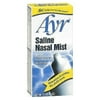 Ayr Saline Nasal Mist Non-Medicated Alcohol & Gluten Free 50 ml, 4-Pack