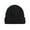 Black, variant on Winter Trapper Hat with Ear Flaps, 100% Sheep Wool Knit Beanie for Men and Women, Thermal Ribbed Warm Hat for Cold Weather Outdoor Activities