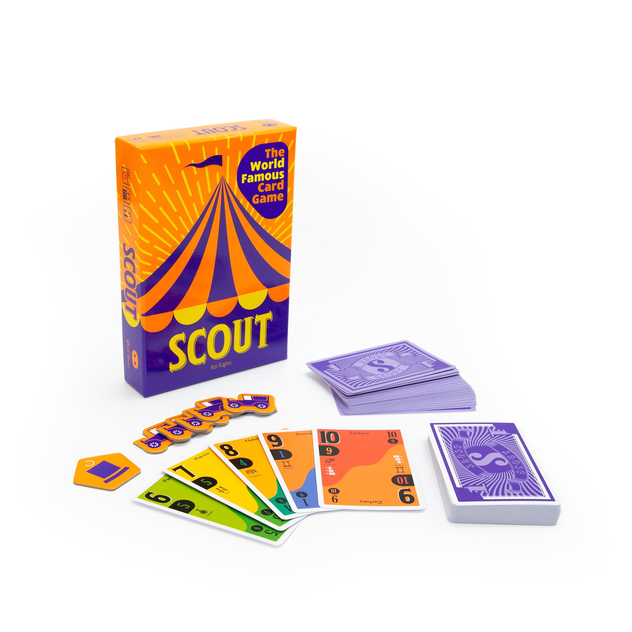 Oink Games Scout Strategic Card Game | 2–5 Players | Ages 9+ | Portable Travel-Friendly Game for Family, Parties, and Quick 20-Minute Rounds (Walmart Exclusive)