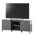 thumbnail image 3 of Twin Star Home TV Stand for TVs up to 60", Pure Gray, 3 of 7