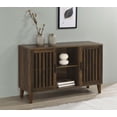 thumbnail image 2 of Torin 2 puertas diseñado madera acento gabinete oscuro pino, 2 of 3