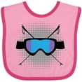 thumbnail image 3 of Inktastic Ski Mask Skiing Gift Boys or Girls Baby Bib, 3 of 4