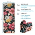 thumbnail image 2 of Multicolored Pioneer Flower Hot Yoga Mat Towel Non Slip for Hot Yoga - Quick-Drying Yoga Mat Cover with 4 Corner Pockets with Travel Bag - Hot Yoga Towel Non Slip Grip Moisture Wicking Sweat 70"x26", 2 of 6