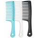 thumbnail image 1 of Peines de dientes anchos y grandes, cepillos duraderos para todo tipo de cabello rizado (paquete de 3), 1 of 5