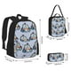 thumbnail image 2 of Disketp Police Car Mochila Estampada de Gran Capacidad con Lonchera y Estuche, Set de 3 Piezas para Estudiantes, 2 of 7
