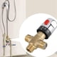 thumbnail image 4 of VáLvula Mezcladora TermostáTica de LatóN Macizo G1/2 para Sistema de Ducha Control de Temperatura del Agua Control de Termostato de Lavabo, 4 of 5