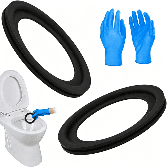 ICERUN 2 Pack Rv Toilet Seal for 300/310/320 Toilets,Leak-Proof&Odor-Free Flush Ball Seal Gasket Replacement 385311658 with Durable Rubber,Easy Install Toilet Seal Parts for Camper Trailer
