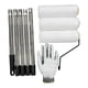 thumbnail image 4 of Kit de rodillo de pintura, mango extensible, brocha para murales, marco de rodillo de pintura con cubiertas para paredes. 5 segmentos, 4 of 9