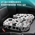 thumbnail image 4 of Premium Cow Pattern Memory Foam Seat Cushion Ergonomic Chair Pad for Office Chair, Car, Airplane & Bleachers Sciatica, Tailbone Hip & Back Pain Relief - Chair Cushion for Long Office Workers., 4 of 5