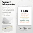 thumbnail image 2 of Kids Affirmation Wall Art Positive Canvas Wall Decor Inspirational Quotes Wall Art Motivational Words Pictures Daily Affirmations Poster Nursery Prints for Playroom Children Room 12x16x3 Inch Framed, 2 of 5