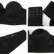 thumbnail image 3 of Sujetador sin tirantes HSIA negro para mujer, busto grande, talla grande, 3 of 4