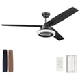 thumbnail image 1 of Prominence Home Orbis 52 Inch Indoor LED Ceiling Fan with Light, Matte Black, 1 of 12