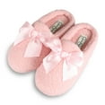 thumbnail image 5 of Jessica Simpson Girls Slip-On Clogs - Fuzzy Comfy Warm Memory Foam Sherpa Slippers with Satin Bow, 5 of 9
