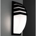 thumbnail image 2 of Aplique de exterior ZOFIN, luz blanca fría, aplique de aluminio negro IP44, aplique con casquillo E27, máx. 1x40 vatios, iluminación decorativa., 2 of 5