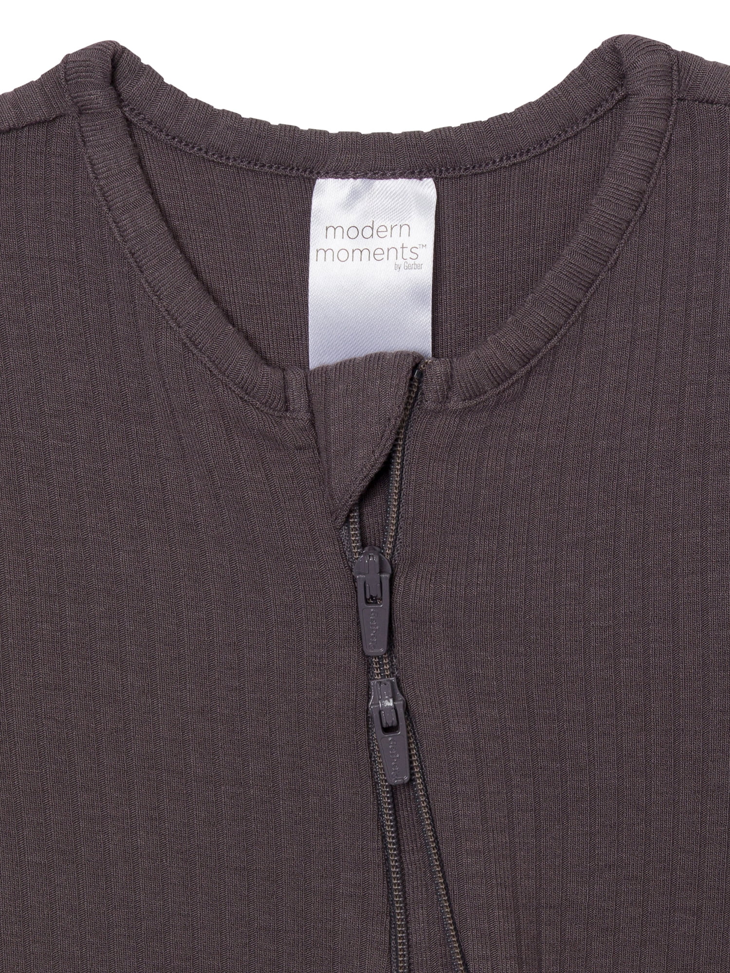 Modern Moments by Gerber Neutral Two-Way Zip Viscose Coverall, Sizes Newborn - 24 Months