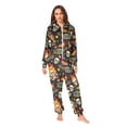 thumbnail image 4 of joogoo Racing Car Skull Fire Unisex Adults Onesies Pajamas Jumpsuits L, 4 of 7