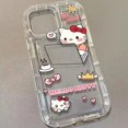 thumbnail image 3 of Sanrio-funda transparente de Hello Kitty Pochacco para iPhone, carcasa a prueba de golpes con dibujos animados para modelos 15, 14, 13, 12, 11 Pro Max, XR, XS, X, 8, 7, 6, 6S Plus, SE 2020, 3 of 5