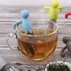 thumbnail image 5 of Infusor de té de silicona de acero inoxidable de 2 piezas, infusor de té con filtro de té colgante para té de hojas sueltas Infusores de té de silicona para teteras, tazas y tazas (azul, 5 of 5