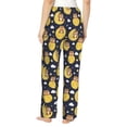 thumbnail image 3 of Daiia Moon Bear Women's Sleep Pant with Pockets and Drawstring,Pajama Pants-Small, 3 of 9