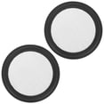 thumbnail image 1 of Uxcell Paquete de 2 Juntas Sanitarias FKM de 60 Mallas de 2 Pulgadas con Pantalla de Acero Inoxidable Junta Tri-clover Negra, 1 of 6