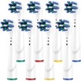 thumbnail image 1 of HAHDAXIA Cross Action Electric Toothbrush Replacement Brush Heads for Oral B, Toothbrush Heads Replacement Brush Heads Crossaction Brush Heads Compatible with Oral B, 8 Packs, 1 of 7