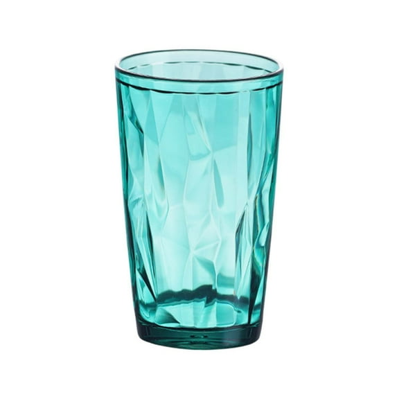 Unbreakable Plastic Drinking Glasses Shatterproof Tumblers,16 Ounces Reusable Glass Cups,Dishwasher Safe (Green)