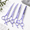 Violet-Set, variant on 7" Pink Chunker Professional Pet Shears for Face Body and Paws