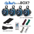 thumbnail image 6 of Pyle Waterproof Off-Road Speakers - 2-Way 800W 4 Inch Marine Grade Wakeboard Tower Speaker System, 6 of 6