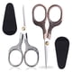 thumbnail image 1 of KISTARCH 2 tijeras de precisión vintage pequeñas de 5.0 in, kit de aseo de belleza multiusos para recortar el cabello, barba facial, cejas, pestañas, tijeras de costura para bordado, manualidades, tra, 1 of 5