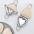 thumbnail image 4 of MasteelfCA 1Pc Heart-shaped Dumpling Wrapper Tool Stainless Steel Dumpling Mould (Silver), 4 of 8